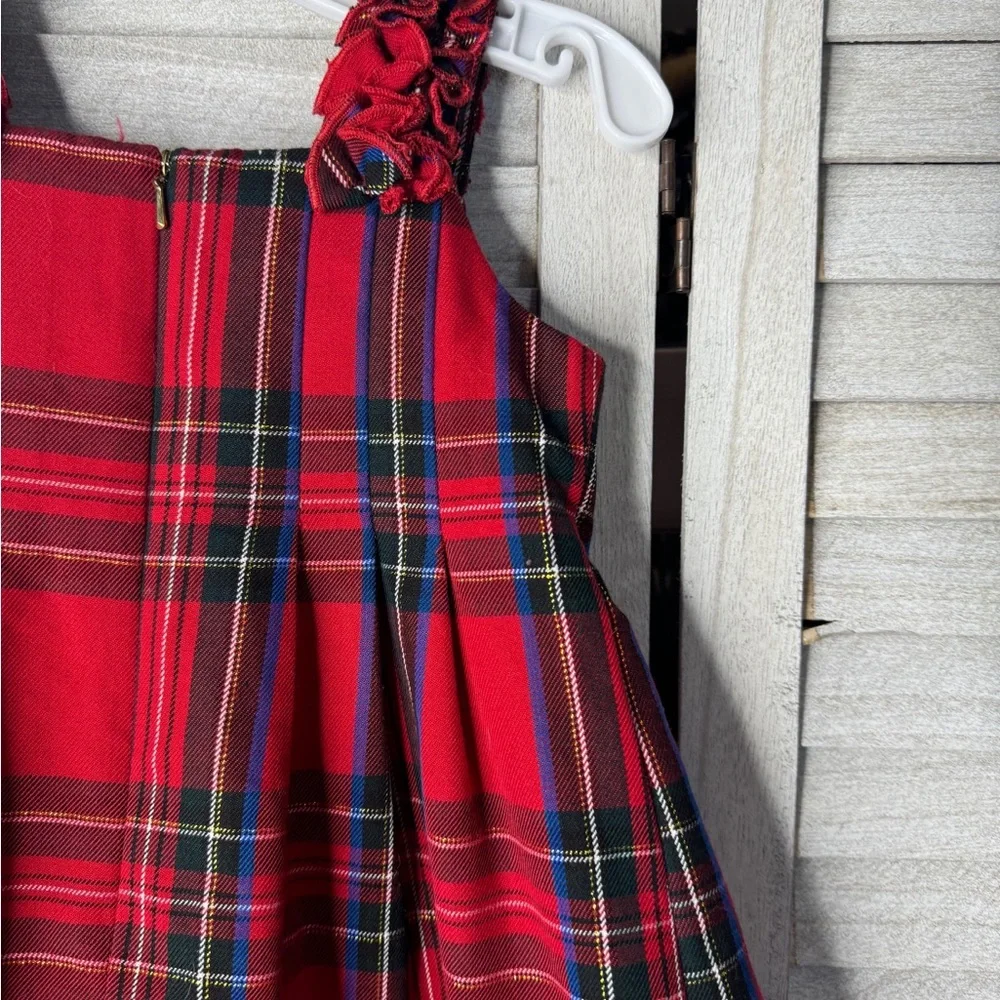 Children’s Place Red Plaid Sleeveless Dress. Size 18 months. Great Condition